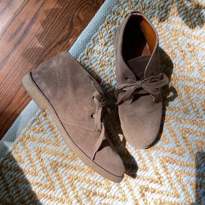 Lucky Brand Brown Leather Ankle Booties